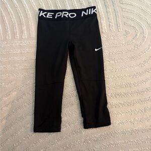Nike Pro Kids Black Leggings